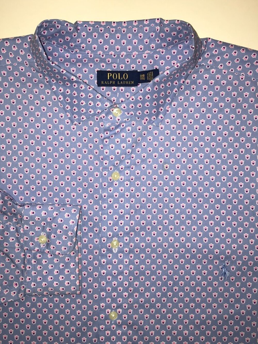 Men's Ralph Lauren Long Sleeve Button Up Shirt-Size 3XB
